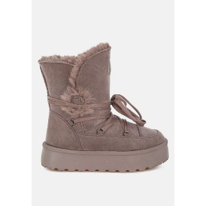Noaya Chunky Faux Fur Snow Boots Women - 1 of 4