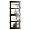 PosterPalooza | Stainless Steel Silver Wood Finish Collage Frame - Black Mat, 20 Frame Sizes, UV Acrylic - 4 of 4