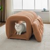 Hyleory Easy-Connected Footrest Stool Pet-Friendly - 2-in-1 Bed Bench & Play Tunnel with 2 Removable Pads - 4 of 4