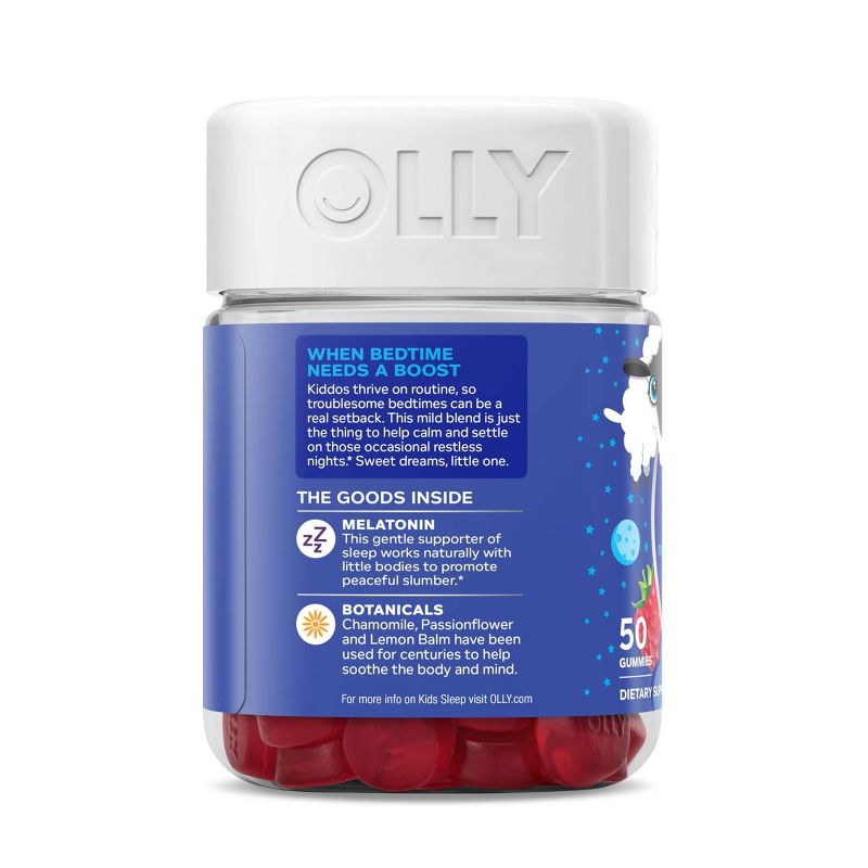 OLLY Kids 0.5 Melatonin Sleep Support Gummies - Raspberry, 5 of 11
