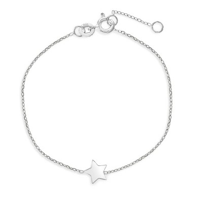 Girls' Single Polished Star Bracelet Sterling Silver - In Season ...