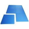 NicBex 26"L Interlocking Gym Floor Mats,Premium EVA Foam,0.5/0.75/1 Inch Thickness,6/12/18/24/36 Pieces,Home Gym and Gymnastics Floor Protection,Black - 2 of 4