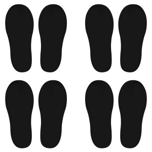 Unique Bargains Home Classroom Floors Stairs Decal PVC Footprint Sticker 4 Pairs - 1 of 4