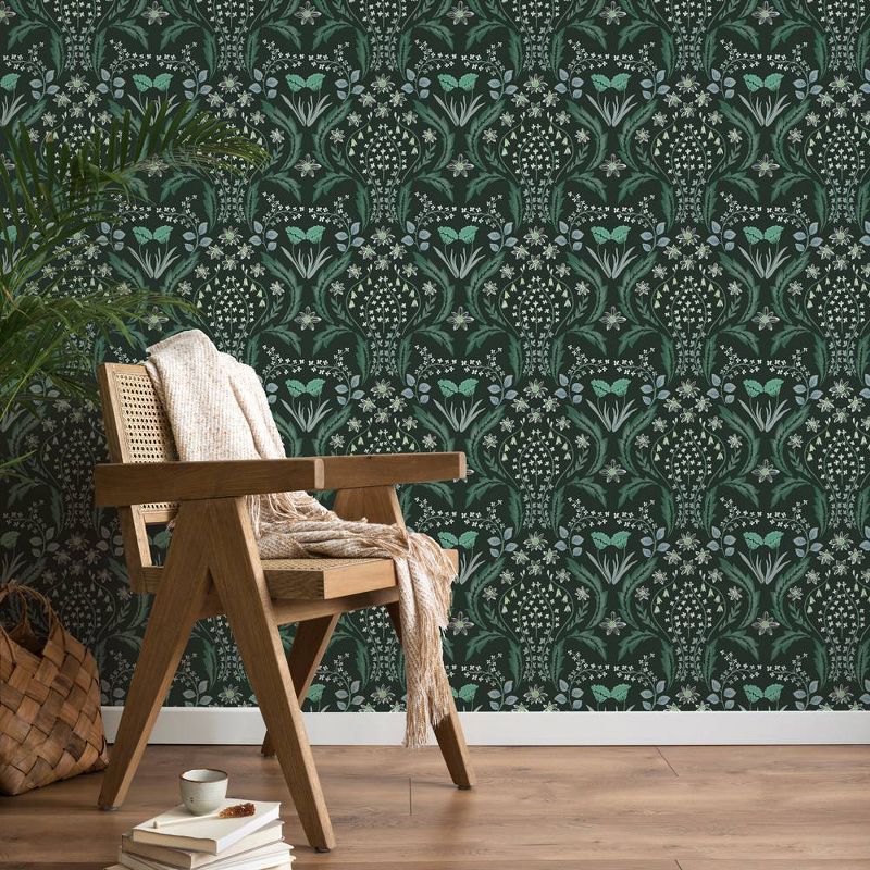 Tempaper &#38; Co. 56 sq ft Scandi Floral Peel and Stick Wallpaper English Garden, 4 of 10