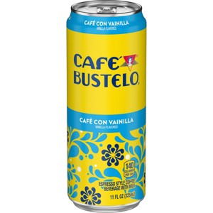 Cafe Bustelo Cafe Con Vainilla Espresso Style Beverage with Milk - 11 fl oz - 1 of 4