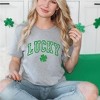 Simply Sage Market Women's Lucky Clover Distressed Short Sleeve Graphic Tee - 2 of 4