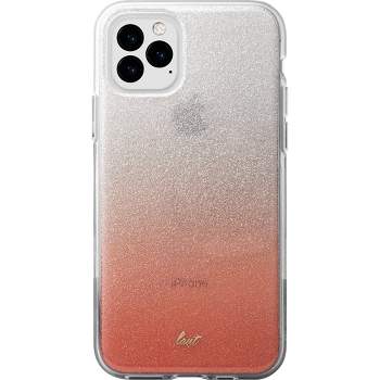 Peach Blossom Liquid Glitter Phone Case With Bracelet For iPhone 11 12 Pro  Max X