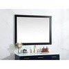 Elegant Lighting Aqua vanity mirror 48x36 inch in black - 3 of 4