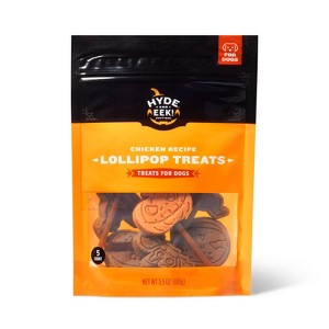 Halloween Lollipop Nohide Chicken Recipe Dog Treats - Hyde and EEK! Boutique™ 3.5oz/5ct - 1 of 3