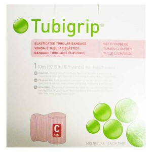 Molnlycke 1443 Tubigrip Tubular Bandage Size C Natural 2¾ in. x 10M (Each) - 1 of 4