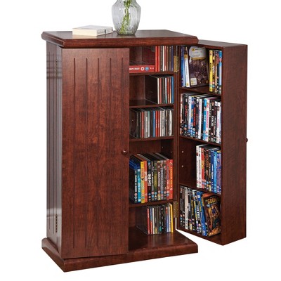 Collections Etc Double Door Media Cabinet 23.75 X 13 X 38.5