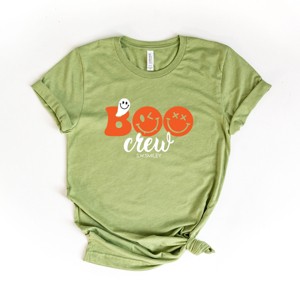 S.W.Smiley Boo Crew - Women's Short Sleeve Graphic T-Shirt - 1 of 4