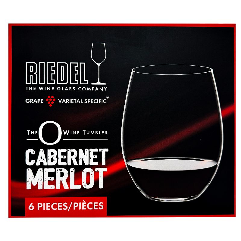 Riedel O Cabernet / Merlot Tumbler, Set of 6 in Gift Box, Clear, 4 of 5