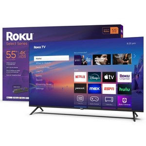 Roku 55" Select Series 4K HDR Smart Roku TV with Roku TV Remote - 1 of 4