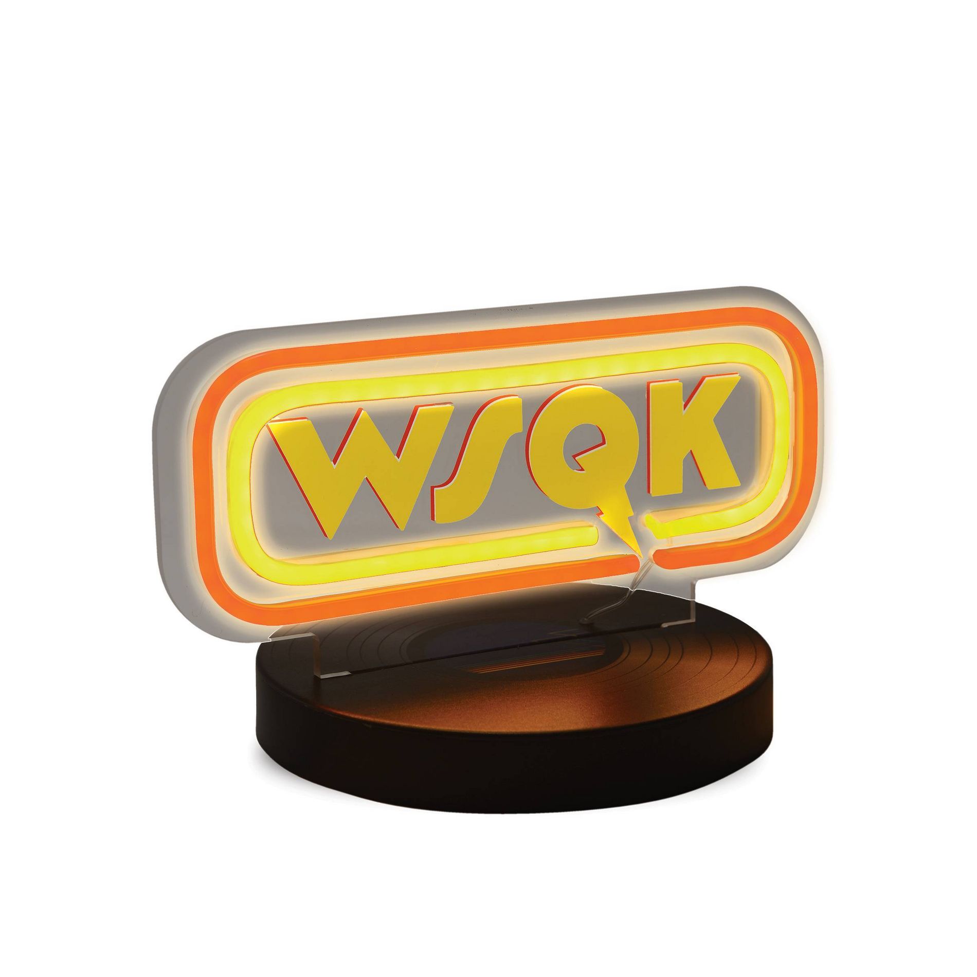 Stranger Things WSQK Radio Station Desktop Neon Logo