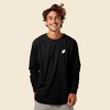 Dalix Ghost Embroidered Long Sleeve Tee Lightweight Soft Cotton Shirt Mens - 3 of 4