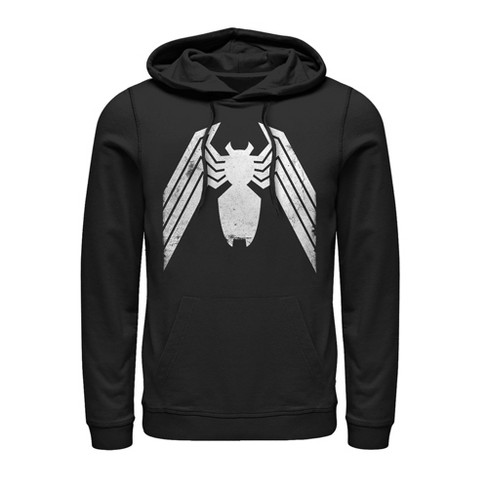 Men's Marvel Venom Distressed Logo Pull Over Hoodie - Black - 3x Large :  Target