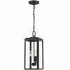Crystorama Lighting Byron 3 - Light Pendant in  Matte Black - 2 of 4