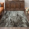 Modern Splashed Ink Printed Machine Washable Area Rug Ultra Thin Stain Resistant Non Shedding Non Slip Pet Friendly Floor Rug for Home Decor - 2 of 4