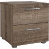 HomeStock 2 Drawer Nightstand - 2 of 4