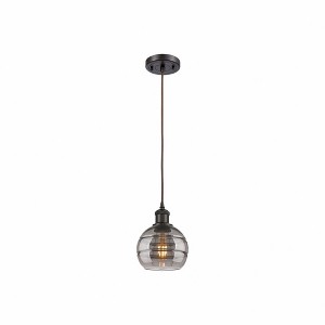 Rochester - 1 Light Cord Hung Mini Pendant In Industrial Style-7.88 Inches Tall and 5.88 Inches Wide - 1 of 1