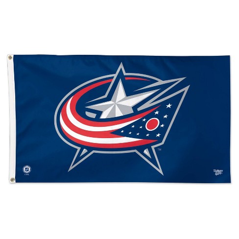 Deluxe 2-Sided Flag 3x5 - Blue w/ Combined Logo 