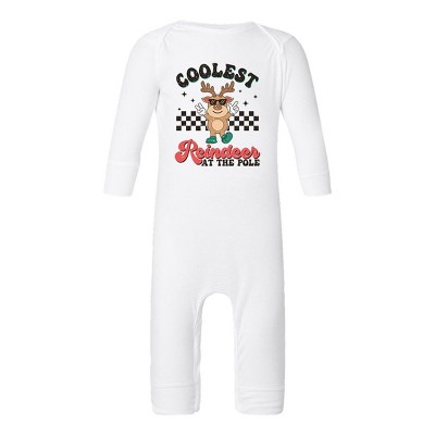 The Juniper Shop Coolest Reindeer At The Pole Baby Romper