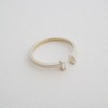 Stevie Baguette Ring in Gold, Rose Gold - Honeycat - image 3 of 4