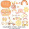 Big Dot of Happiness Stay Groovy - Boho Hippie Party Photo Booth Props Kit - 20 Count - 2 of 4