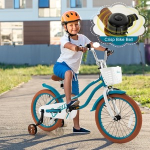 Infans 18" Kids Bike Toddler Bicycle w/Training Wheel Kickstand for 4-8 Years Old Girl - 1 of 4