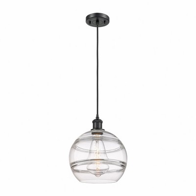 Rochester - 1 Light Cord Hung Mini Pendant In Industrial Style-11.63 Inches Tall and 10 Inches Wide