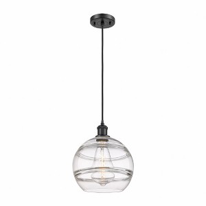 Rochester - 1 Light Cord Hung Mini Pendant In Industrial Style-11.63 Inches Tall and 10 Inches Wide - 1 of 1