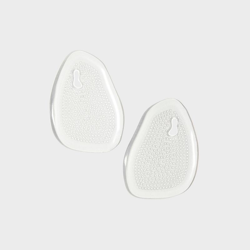 Fab Feet Women&#39;s by Foot Petals Ball of Foot Gel Insoles Shoe Cushion Clear - 1 pair, 3 of 7