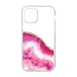 Ellie Los Angeles Love Ellie Pink and White Agate Phone Case for iPhone 12 Mini - 1 of 3