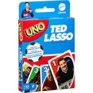 Mattel Games ​UNO Ted Lasso Card Game for Family Game Night, 2 - 10 Players - 1 of 4