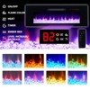 AMERLIFE Fireplace TV Stand with Electric Fireplace LED Lights Console for TV - 3 of 4