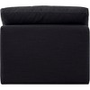 Meridian Furniture,Indulge Linen Textured Fabric Armless Chair - 3 of 4