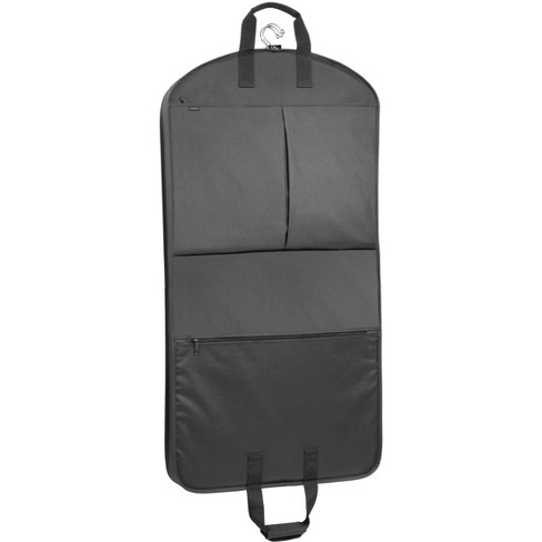 WallyBags 45 Premium Travel Garment Bag with Extra Capacity, 45-inch in  Black