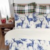Marcielo 3 Pcs Deer Holiday Quilt Bedspread Set - 2 of 4