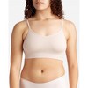Women's Wo's 3-pack Seamless Ribbed Bralette With Scallop Edge - Danskin - 3 of 4