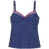 Women's Striped Polka Dot Tankini Swimsuit Top - LASCANA - 4 of 4