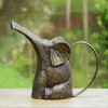 SPI Home Elephant Watering Can – Handcrafted Aluminum Garden Accent, 13.5" Tall Animal-Shaped Decorative Water Pitcher - 3 of 3