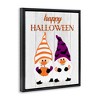 Stupell Industries Happy Halloween Seasonal Gnomes Floating Frame Canvas Art - 2 of 4
