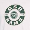 NCAA Colorado State Rams Men's White Biblend T-Shirt - 3 of 3