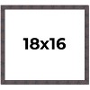 PosterPalooza | Slim Profile Brown Picture Frame - UV Acrylic, Backing Board, Hanging Hardware Included - 2 of 4