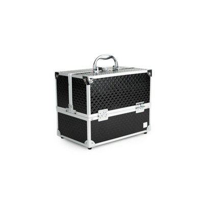 Caboodles Lovestruck 6-Tray Train Case Black Diamond