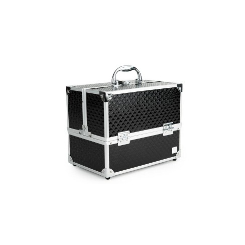 Caboodles Lovestruck 6-Tray Train Case - Black Diamond