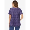 Woman Within Plus Size Notch-Neck Pocket Tee - 3 of 4