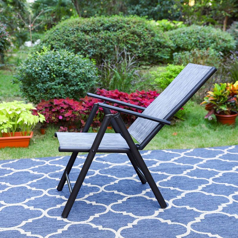 2pk Outdoor 7 Position Arm Chairs with High Backs & Aluminum Frames - Captiva Designs
, 5 of 12
