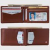 Alpine Swiss Men’s Delaney Slimfold RFID Safe Slim Bifold Wallet Smooth Leather Comes in Gift Box - 2 of 4